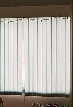 Living Room Vertical Blinds In Stanford